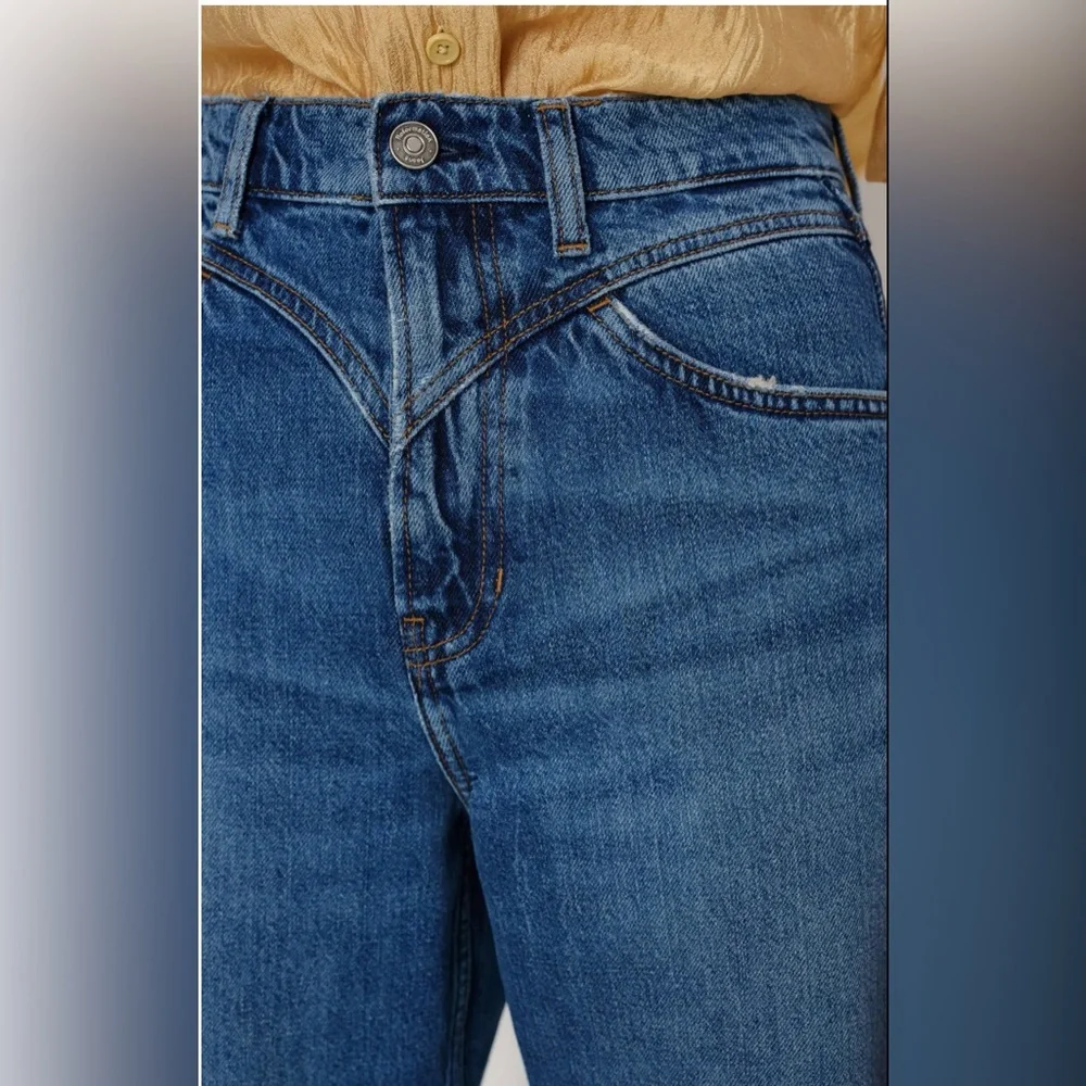 LIKE NEW Size 29 Cary High Rise Slouchy Wide Leg Jeans Maggiore Western - Picture 5 of 5
